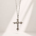 AM Silver Cross Pendant
