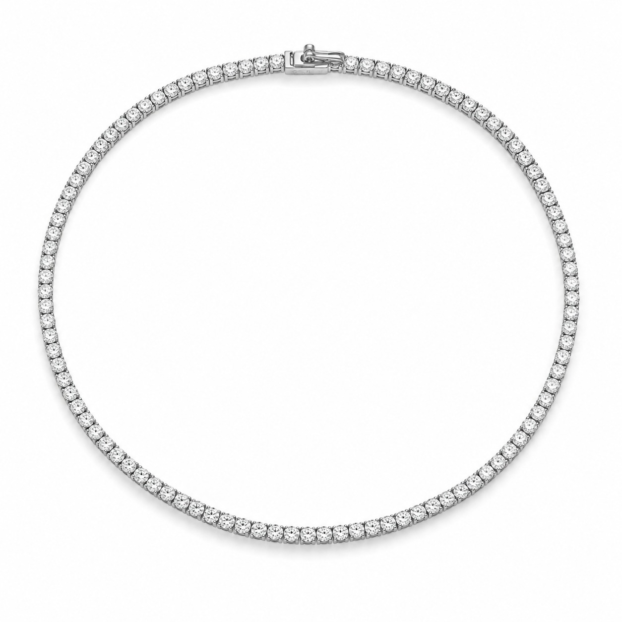 4mm Tennis Necklace